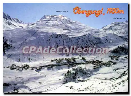 Cartes postales moderne Obergurgl Skigebiet Festkogl Oetztal Tirol