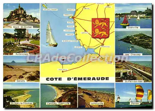 Cartes postales moderne La Cote d'Emeraude