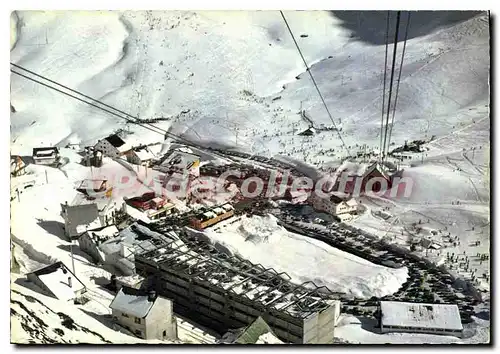 Cartes postales moderne Les Pyrenees Plaisirs de la Neige Sport d'Hiver La Mongie Vue generale de la Station