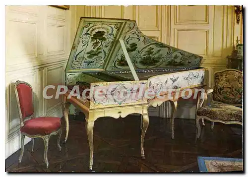 Cartes postales moderne Chateau de Thoiry en Yvelines Ouvert Le clavecin peint par huet et fabrique par Blanchet