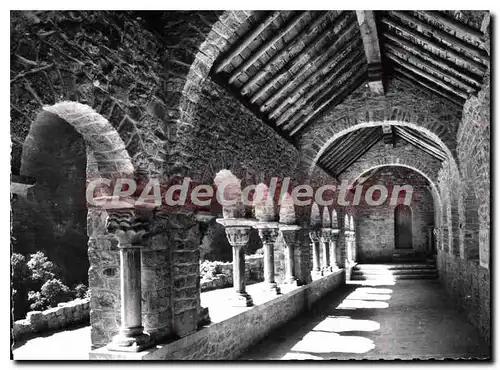 Moderne Karte Le Roussillon L'Abbaye de Saint Martin du Canigou Le Cloitre