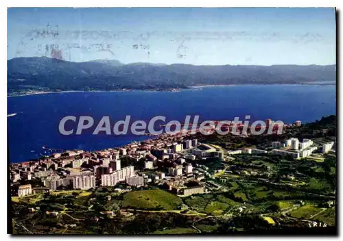 Moderne Karte Ajaccio La Ville apparait dans le Majestueux Golfe