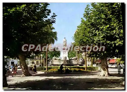 Moderne Karte Ajaccio Statue de Napoleon ler Consul