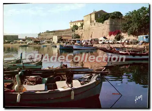 Cartes postales moderne Ajaccio Au Pied des Murailles de la Citadelle le Port Abri