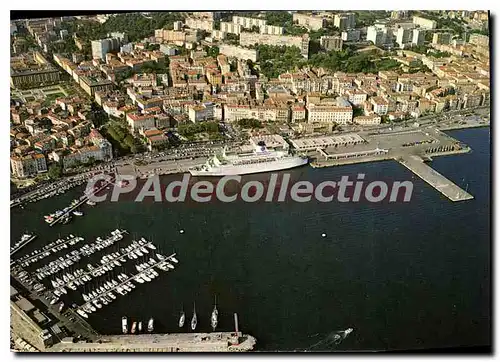 Cartes postales moderne Ajaccio Le Port et le Car Ferry a Qual