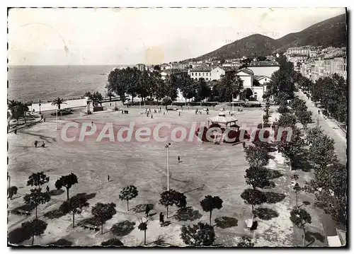 Moderne Karte Ajaccio Place du Diamant et le Cours Grandval