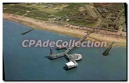 Cartes postales moderne Scheveningen Holland Luchtopname Pier