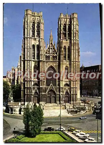 Moderne Karte Bruxelles Brussel Cathedrale Saint Michel St Michielskathedraal