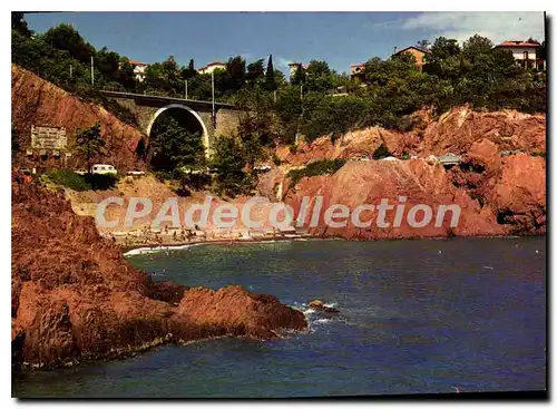 Moderne Karte La Corniche D'Or Une Calanque Aux Rochers