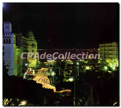 Moderne Karte Alger Le Khemisti La Nuit