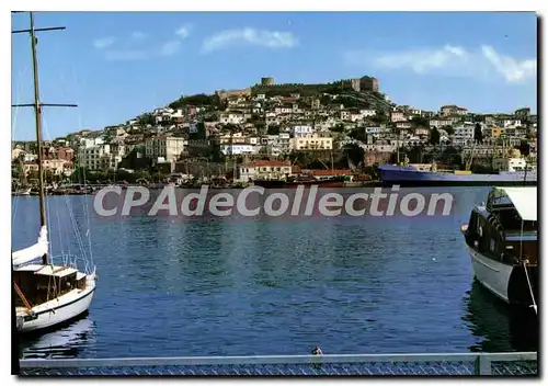 Cartes postales moderne Kavala Le Port Vue De La Forteresse