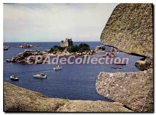Cartes postales moderne La Cote De Granit Rose Le Chateau De Costaeres