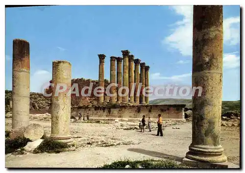 Moderne Karte Arthemes Temple Jerash