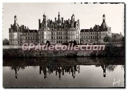 Moderne Karte Chambord Le Chateau Facade Nord