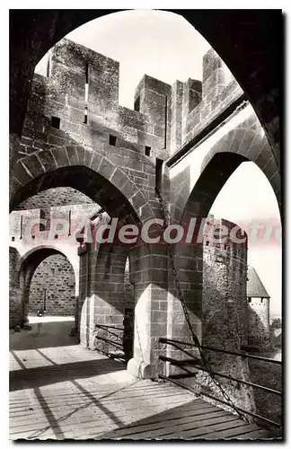 Cartes postales moderne Carcassonne La Cite Le Pont Levis