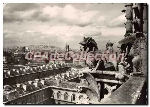 Cartes postales moderne Paris Et Ses Merveilles Chimeres De La Cathedrale