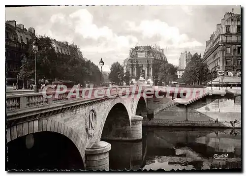 Cartes postales moderne Paris Place Saint Michel