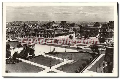 Moderne Karte Paris En Flanant Perspective Sur La Place Du Carrousel