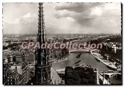 Cartes postales moderne Paris En Flanant Vue Panoramique Prise De Notre Dame