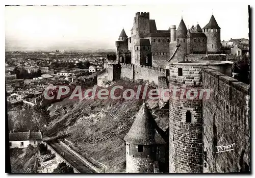 Cartes postales moderne Carcassonne Chateau Comtal Et Tour Sarrazine