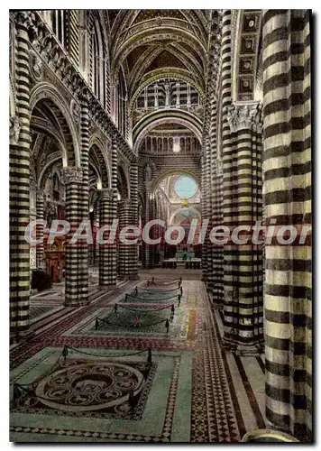 Moderne Karte Siena Interno Della Cattedrale Of The Cathedral