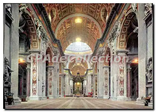 Moderne Karte Citta Del Vaticano Interno Basilica Di S Pietro