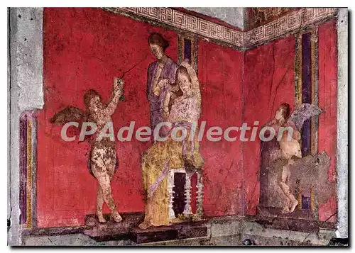 Moderne Karte Pompei Villa Dei Misteri Toeietta Nuziate