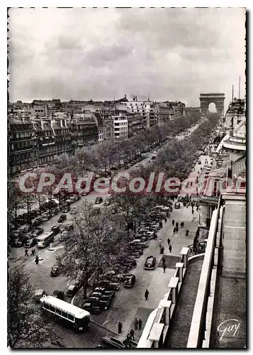 Cartes postales moderne Paris Et Ses Merveilles L'Avenenue Des Champs Elysees Vers I'Arc De Triomphe