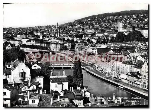 Cartes postales moderne Zurich Imatquai Central Zuri