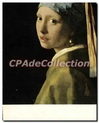 Cartes postales moderne Johannes Vermeer Meisjeskopje Tete De Jeune fille Head of A Girl