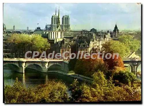 Cartes postales moderne Couleurs Et Lumire De France Paris Notre Dame Et La Cite