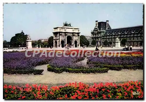 Cartes postales moderne Paris Le Carrousel Le Jardin Des Tuileries