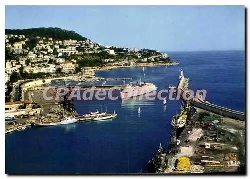 Cartes postales moderne Reflets De La Cote D'Azur Nice Le Port Et Le Cap De