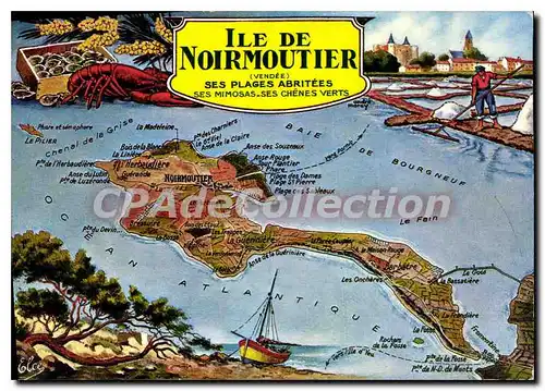 Cartes postales moderne Ile De Noirmoutier Le Passage Du Gois