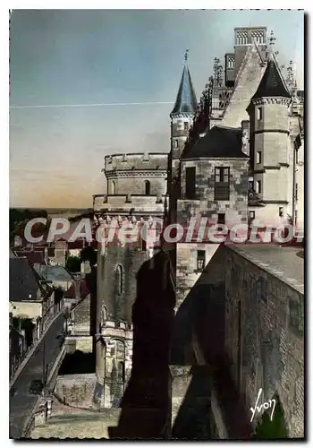 Cartes postales moderne Amboise Le Chateau Cote Ouest De La Loire