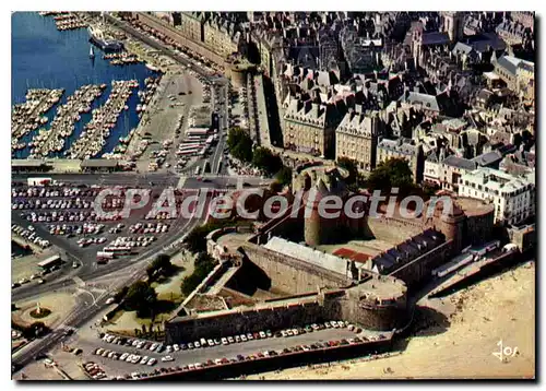 Cartes postales moderne Saint Malo Vue D'Ensemble Sur Le Chateau