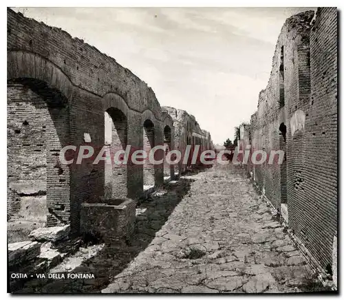 Cartes postales moderne Ostia Via Della Fontana