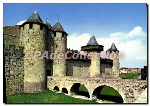 Moderne Karte Carcassonne Entree Du Chateau Comtal