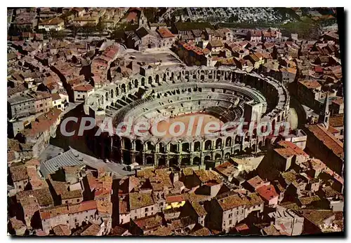 Cartes postales moderne Reflets De Provence Arles Vue Aerienne Des Arenes