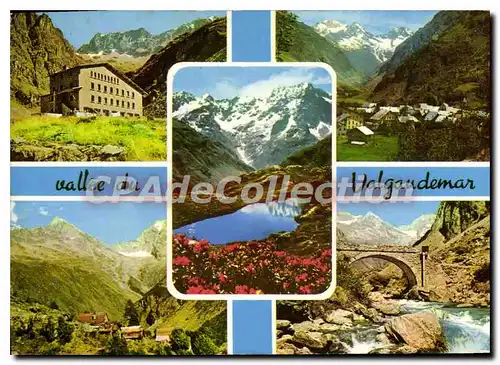 Moderne Karte Les Hautes Alpes Vallee Du Valgaudemor Refuge Du Gioberney La Chapelle