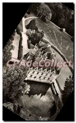 Moderne Karte Azay Le Rideau Vue Aerienne Du Chateau