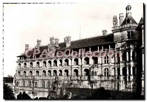 Moderne Karte Le Chateau De Blois La Facade Des Lages