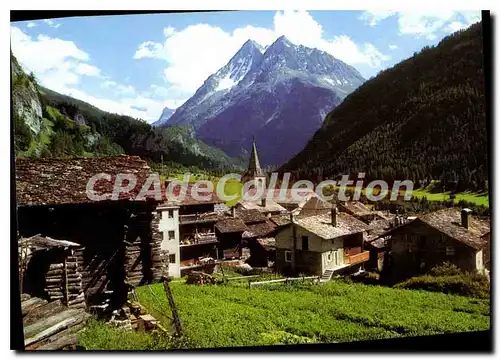 Cartes postales moderne Evolene Et Les Dents De Veisivy Valais