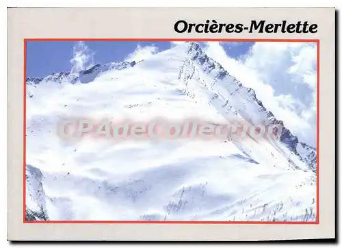 Moderne Karte Orcieres Merlette Aiguille d'Orcieres