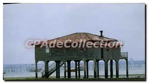 Moderne Karte Images De France Aquitaine Bassin d'Arcachon Une Maison de l'lle Aux Oiseaux