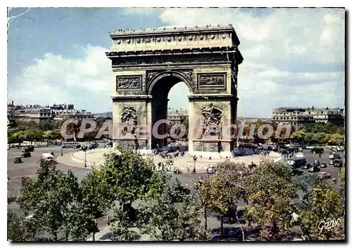 Cartes postales moderne Paris La Place De I'Arc De Triomphe