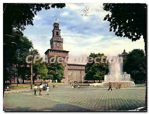 Cartes postales moderne Milano Castello Sforzesco Chateau Sforzesque