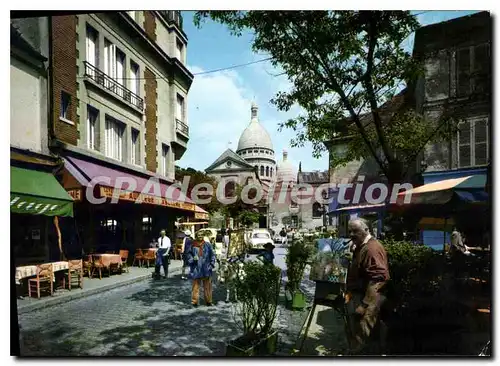 Cartes postales moderne Paris Montmartre La Place Du Tertre