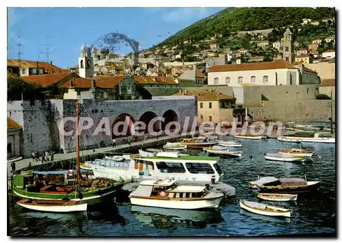 Moderne Karte Dubrovnik Stara Luka Le Vieux Port