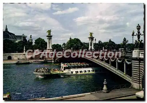 Moderne Karte Paris Pont Alexandre III